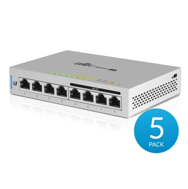 Ubiquiti UniFi Switch 8-60W (5-pack) - WCI
